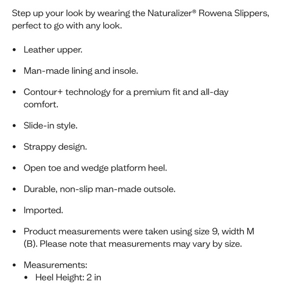 Naturalized Rowena Wedge - Picture 7 of 7